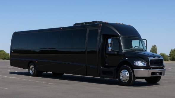Exterior of Santa Clarita Party Bus Company's 25 Passenger Party Bus in Santa Clarita