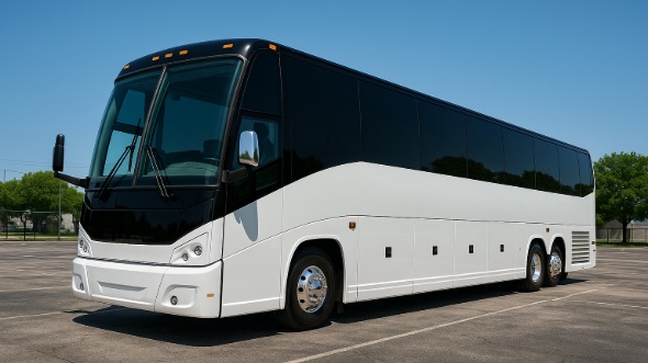 Exterior of Burbank Party Bus Company's 50 Passenger Party Bus in Burbank