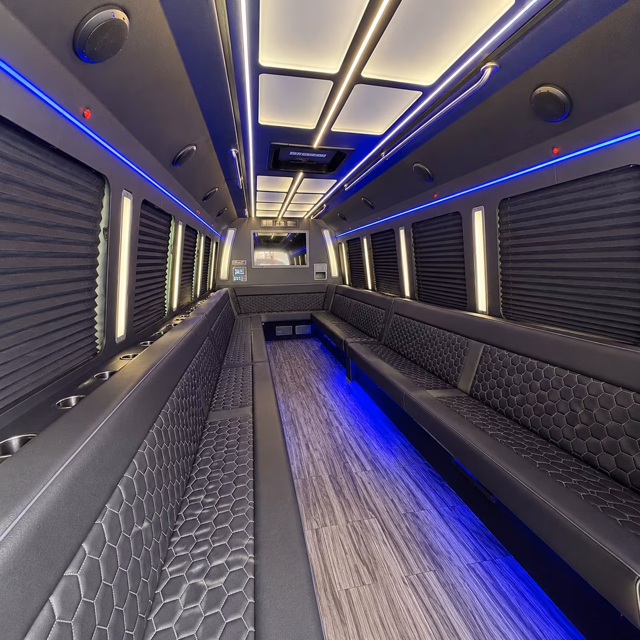 Thousand Oaks Concert & Music Festival Transportation party bus exterior