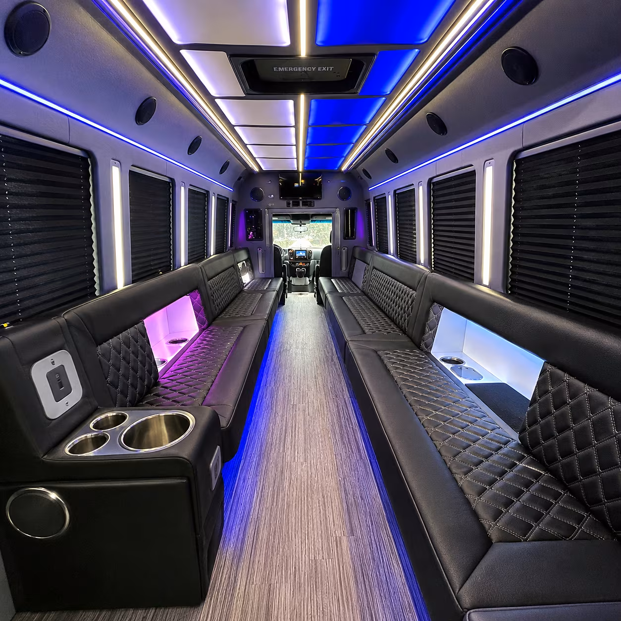Thousand Oaks Prom & Homecoming Transportation onboard seating