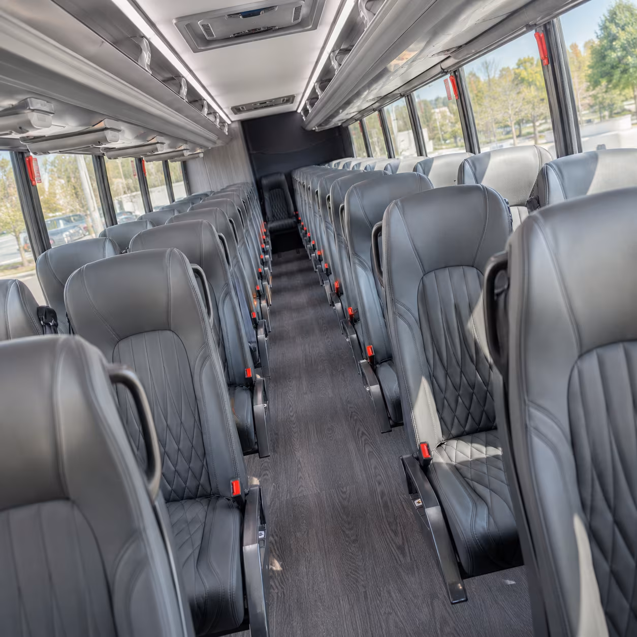 Thousand Oaks School Event Transportation party bus exterior