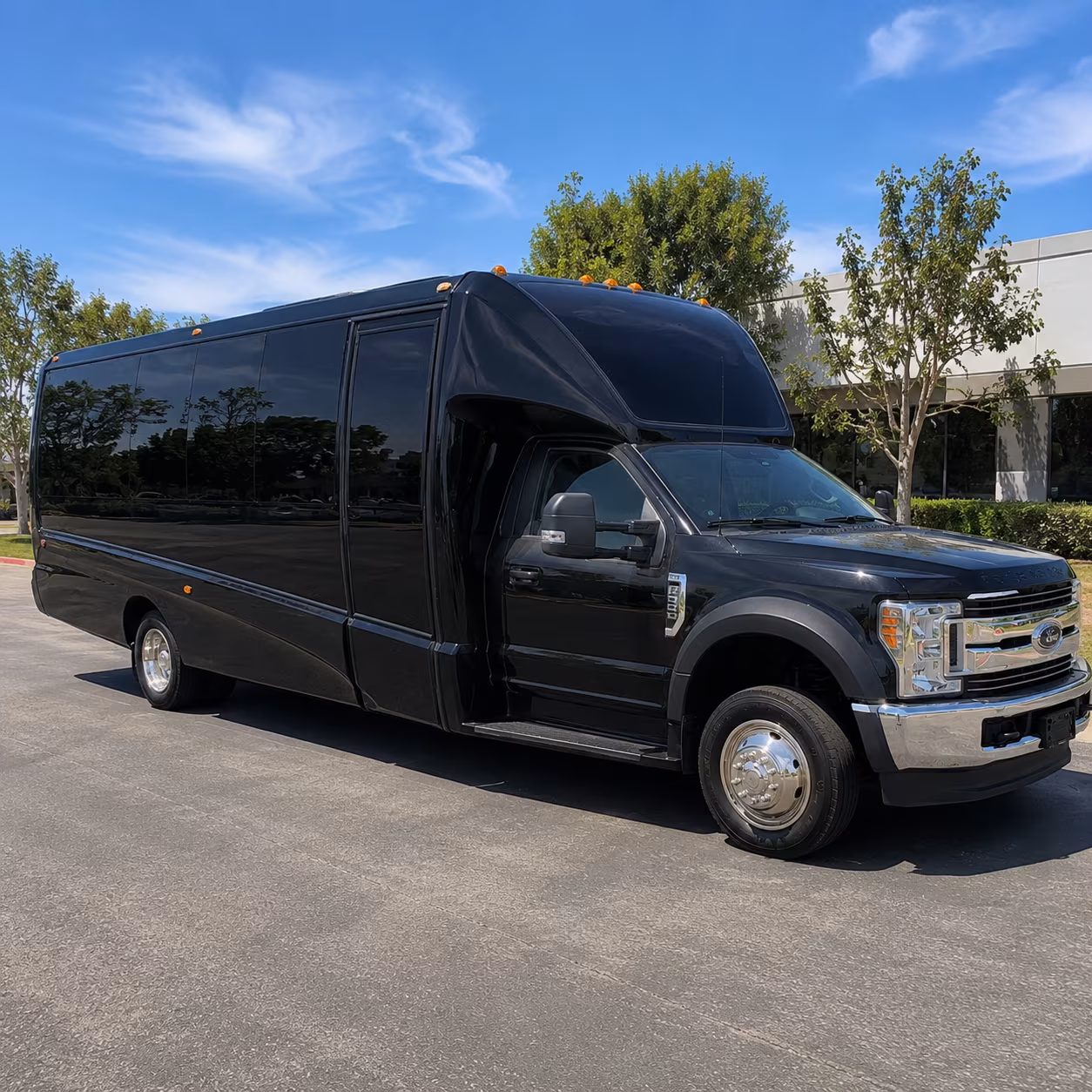 Thousand Oaks Sporting Event Transportation party bus exterior