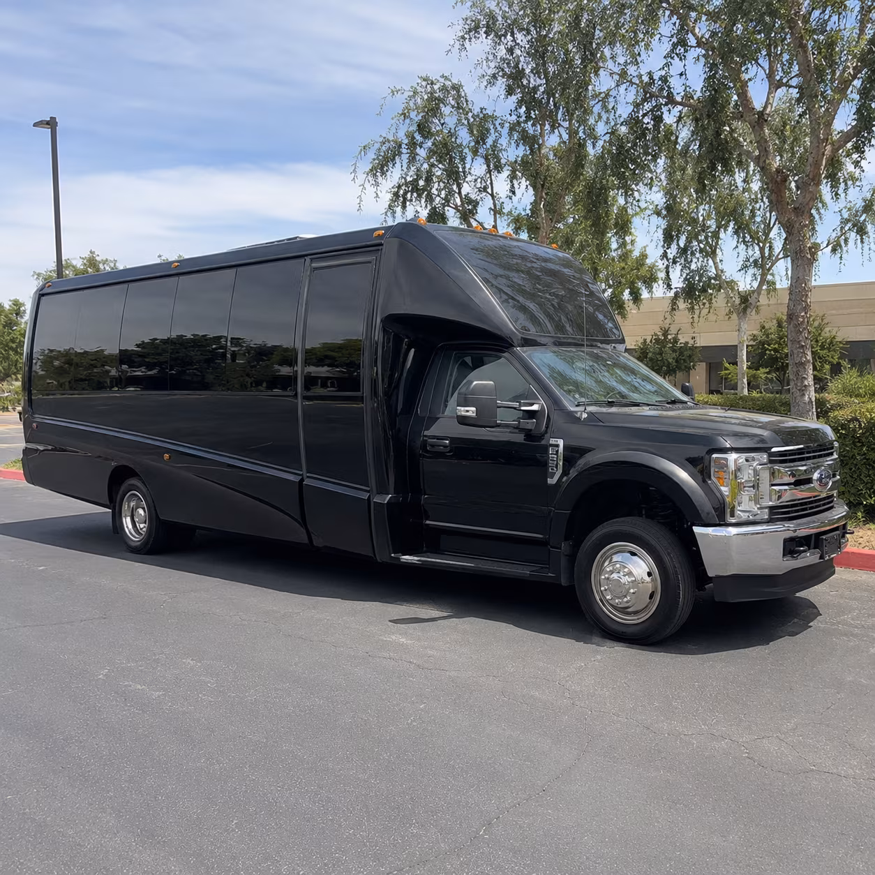 Thousand Oaks Wedding Transportation party bus exterior
