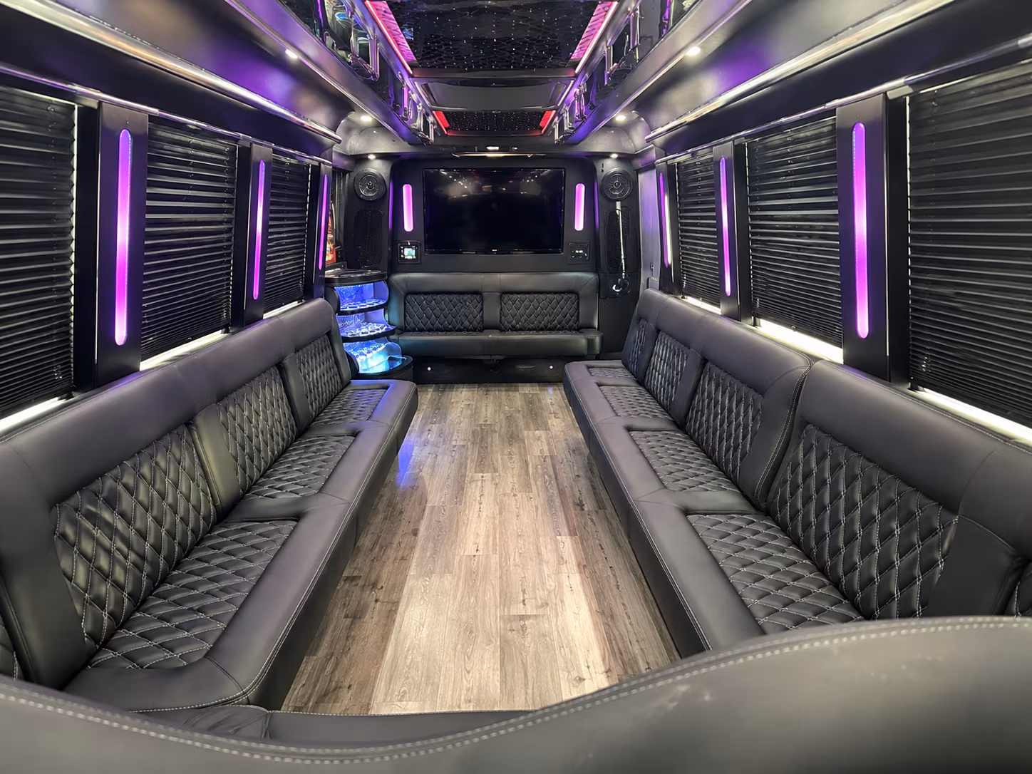 Thousand Oaks Wedding Transportation onboard seating