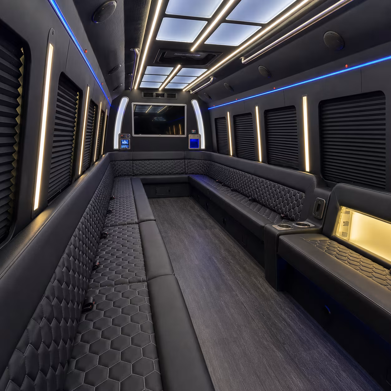 Thousand Oaks Winery Tour & Pub Crawl Transportation party bus interior