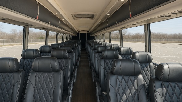 thousand oaks 54 passenger charter bus interior